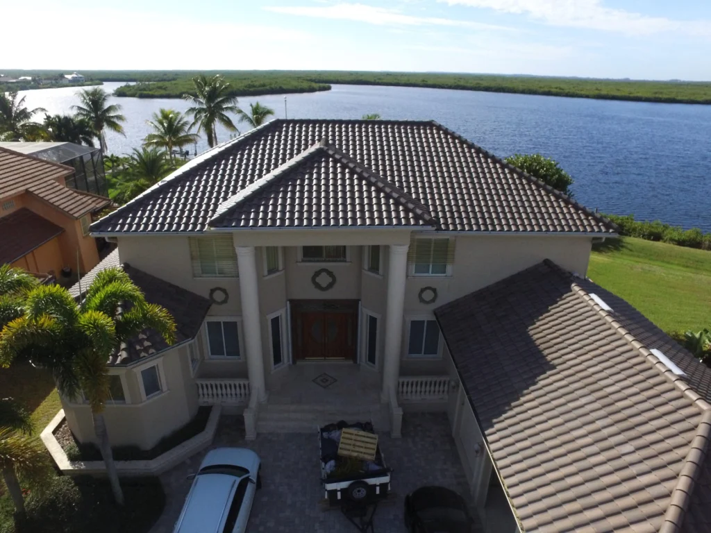 Tile roof installation at 17509 Ohara Drive completed by Galloway Roofing