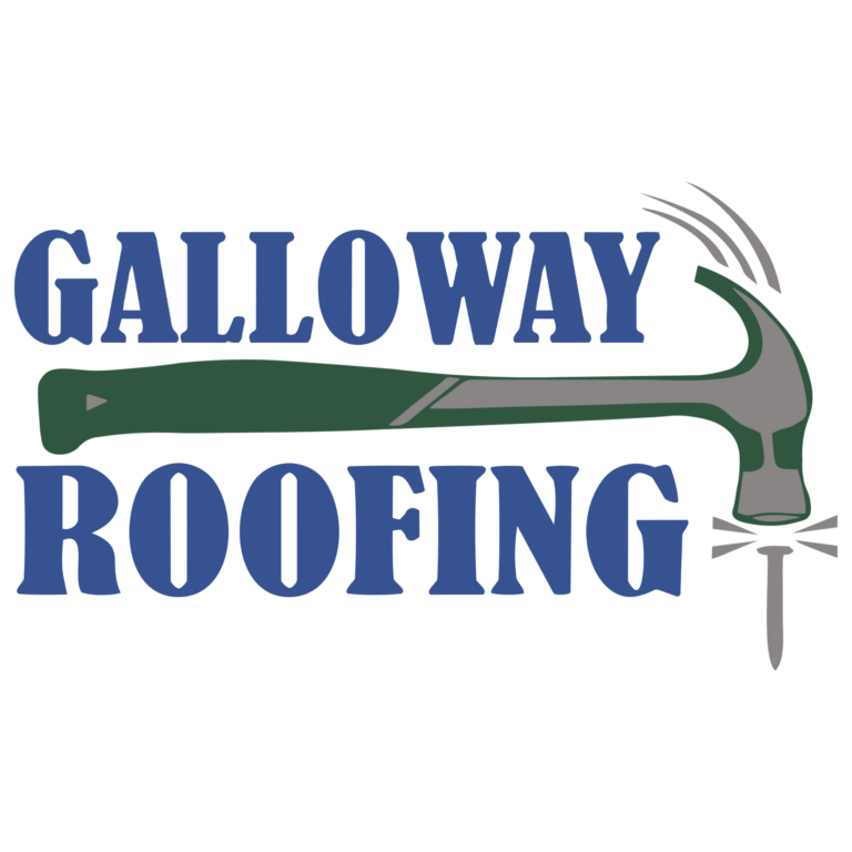 Galloway Roofing Blue Green Logo